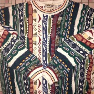 Coogi style Sweater Large Biggie hip hop